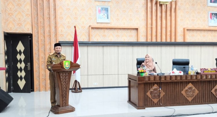 Rapat Koordinasi (Rakor) soal Izin tanah. Saipul/MC