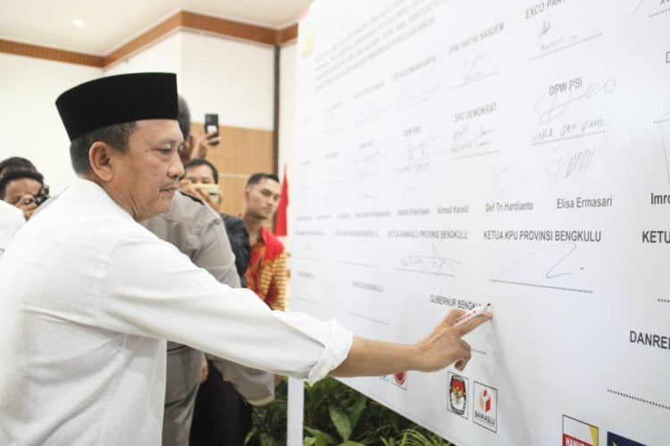 Deklarasi Pemilu Damai, Rabu (23/08/2023). Saipul/MC