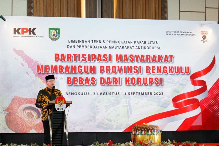 Pemprov Bengkulu Ajak Masyarakat Tolak Politik Uang