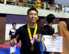Profil Maulana Juara satu Karate putra O2SN Provinsi Bengkulu