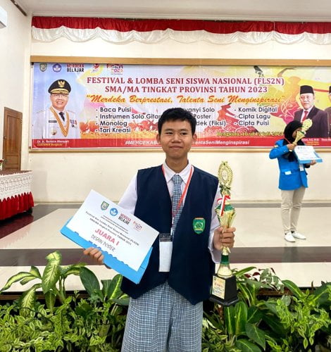 Keterbatasan Fasilitas Tidak Membuat Fathir Mundur dalam Meraih Juara