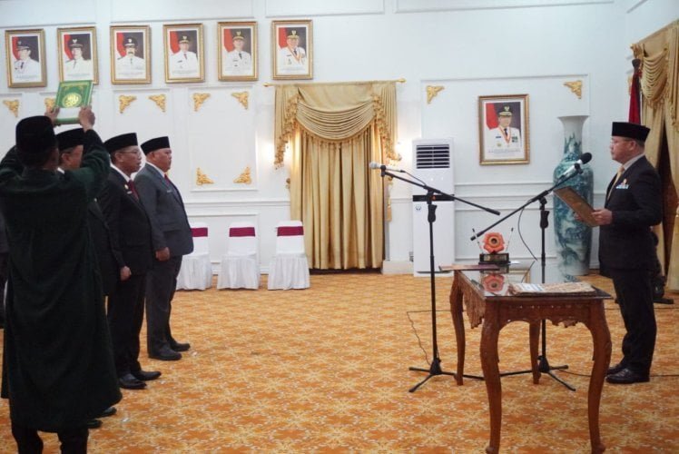 Penjabat Sekda Provinsi Bengkulu Resmi Dilantik