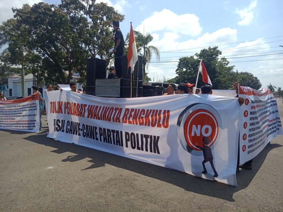 Aliansi Rakyat Bengkulu Tolak Arif Gunadi sebagai Pj Walikota
