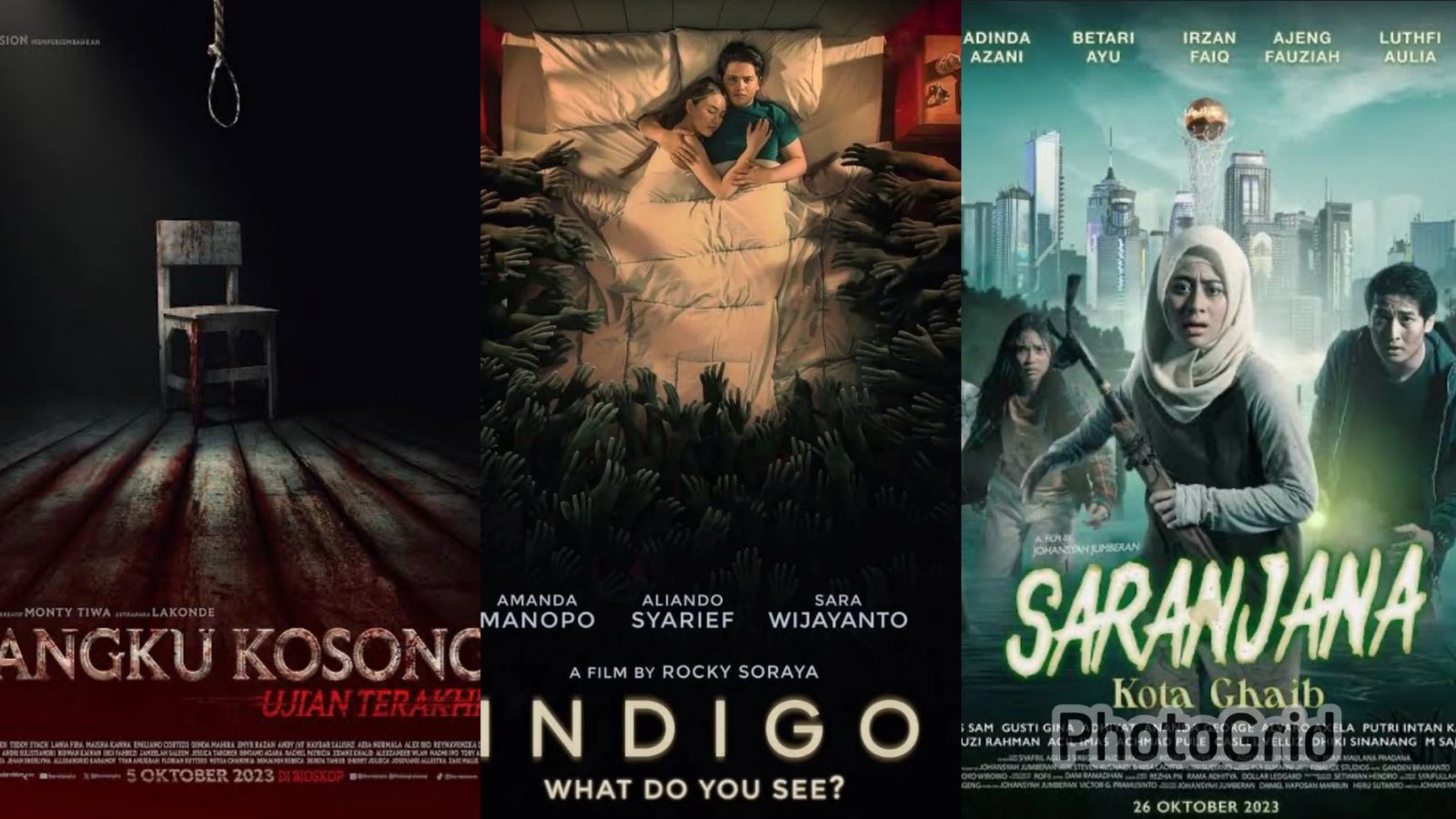 Enam Film Horor Indonesia yang Tayang Oktober 2023