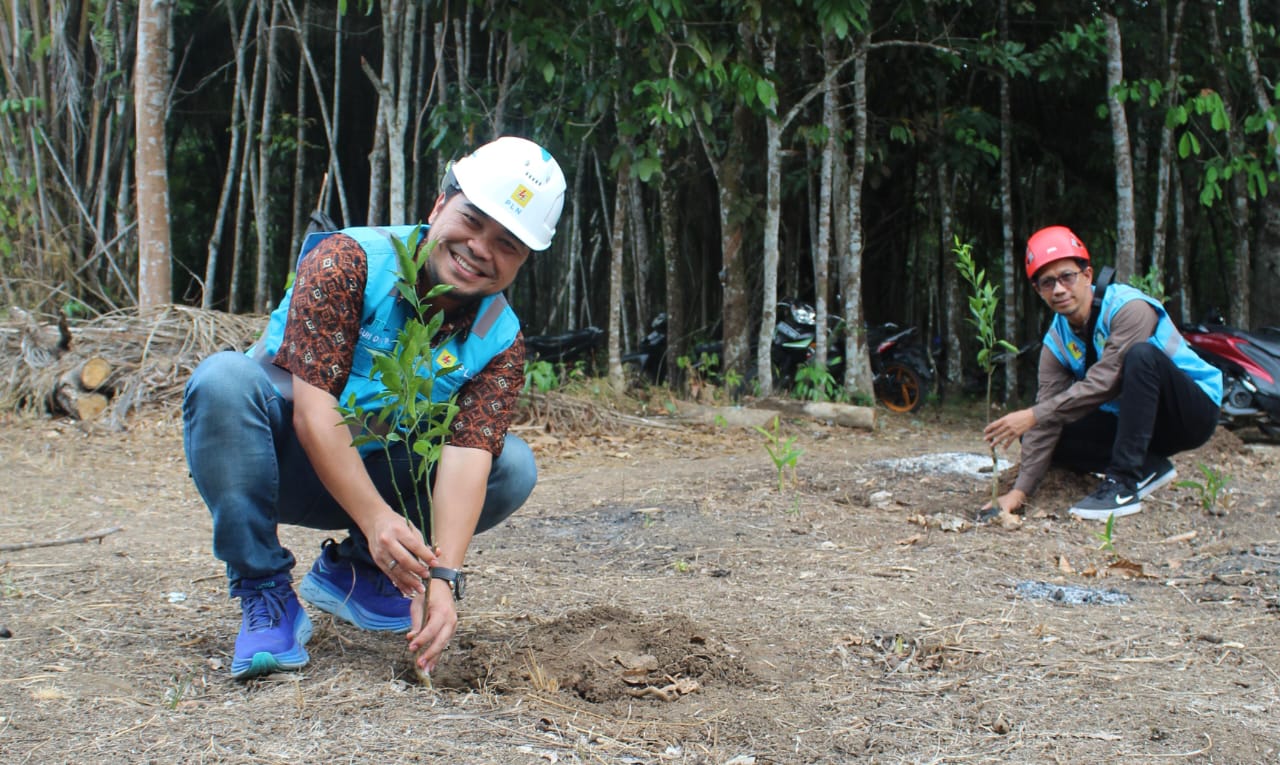 Pendampingan Budidaya tanaman jeruk kepada kelompok usaha tani Tanjung Karangan. PT PLN (Persero)