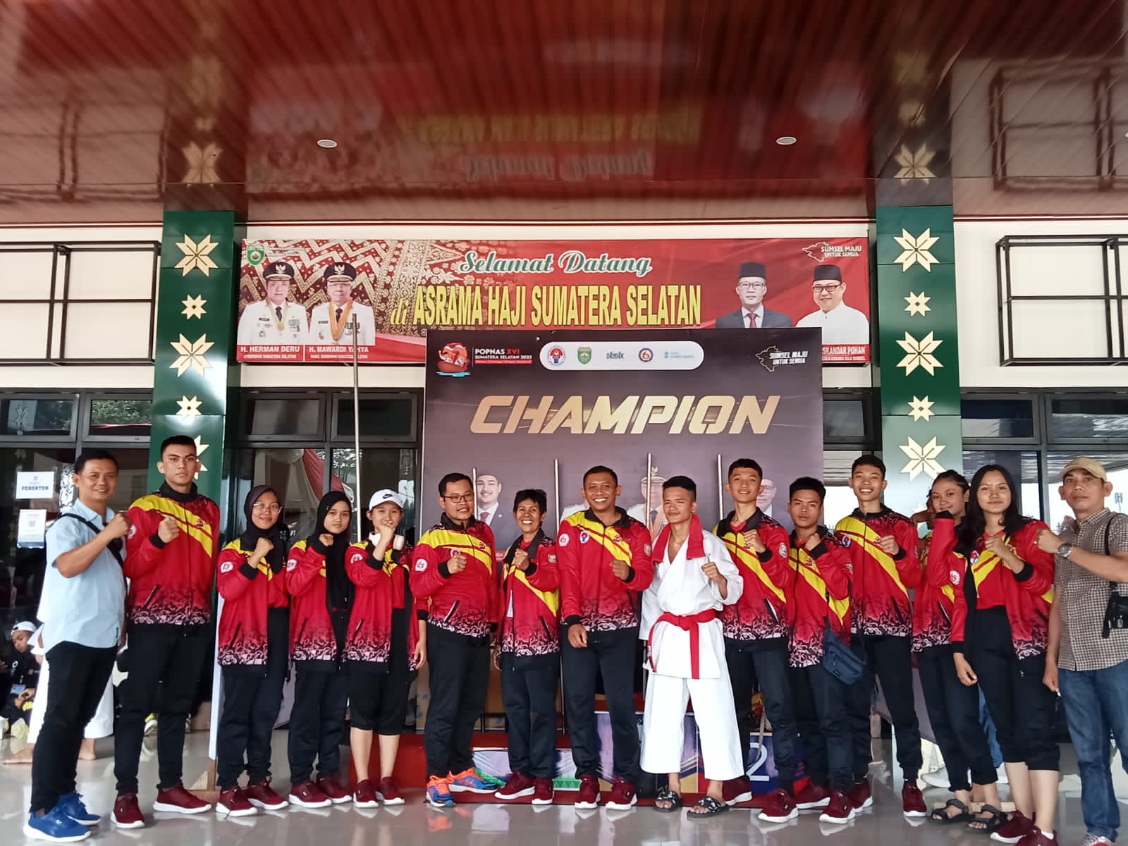 Atlet Bengkulu yang bertanding di POPNAS XVI Sumsel