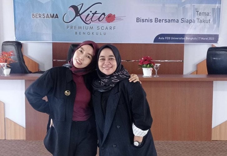 Nana dan Ve, Perempuan Pengusaha di Balik Brand Hijab Kito Scarf Premium Khas Bengkulu