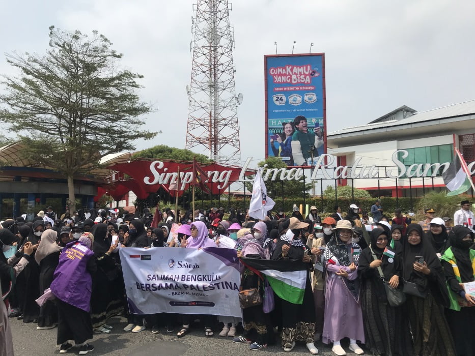 Aliansi Masyarakat Bengkulu Gelar Aksi Bela Palestina