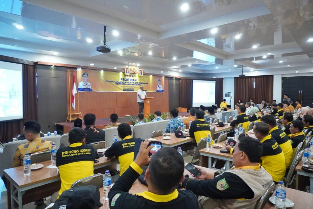 BPBD Provinsi Bengkulu Gelar Pelatihan Manajemen Logistik dan Peralatan