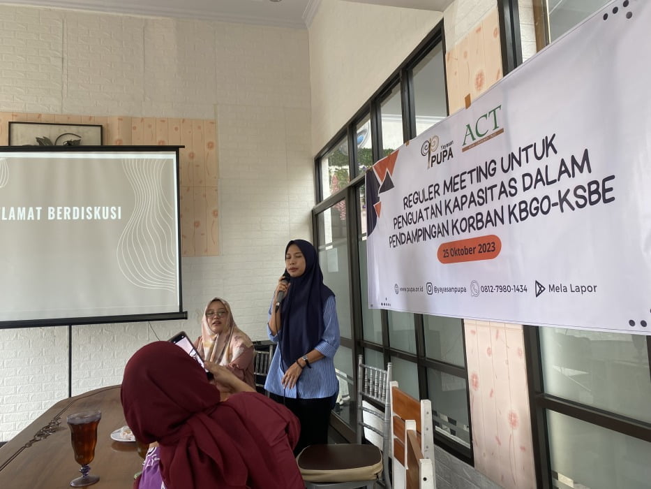 PUPA Gelar Penguatan Kapasitas Pendamping Korban KBGO dan KSBE