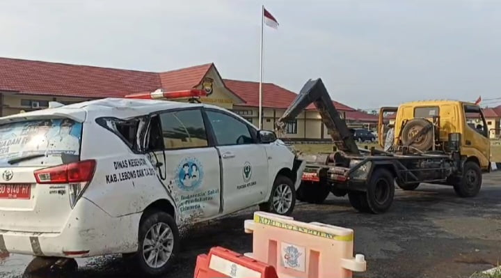 Ambulans Lebong Tergelincir di Bengkulu Tengah, Pasien dan Keluarga yang Dibawa Meninggal