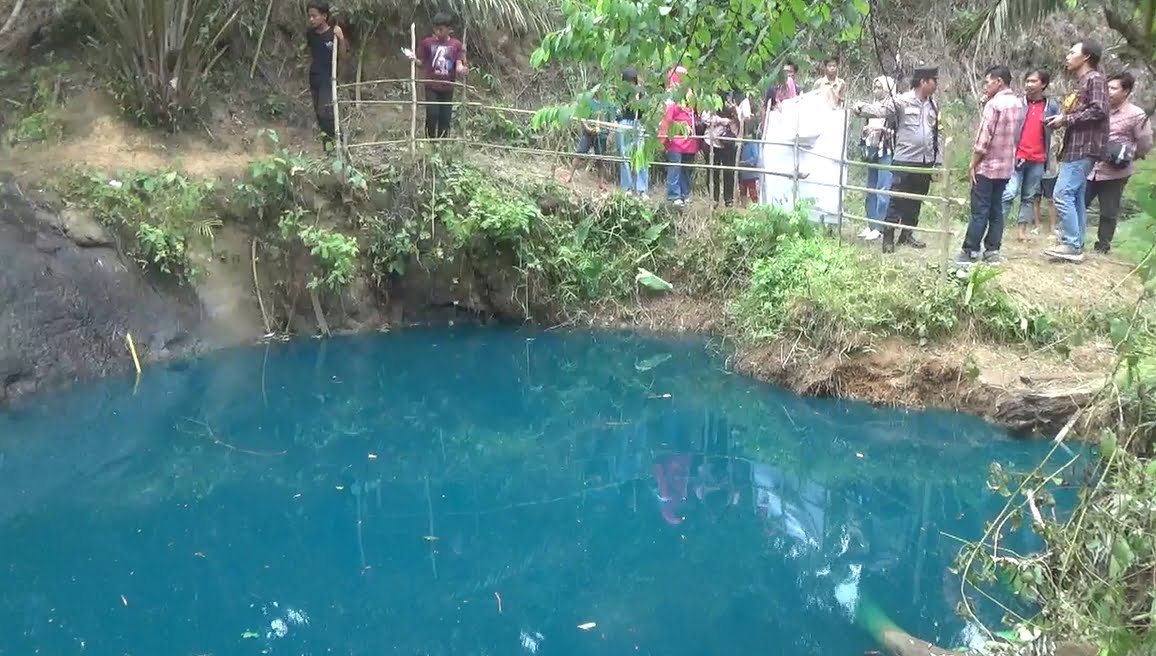 Fenomena Telaga Biru di Bengkulu Tengah, Jadi Tempat Wisata Dadakan