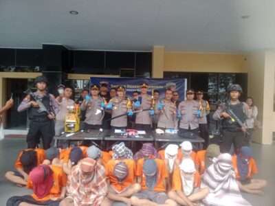 Begal yang Ditangkap Polresta Bengkulu