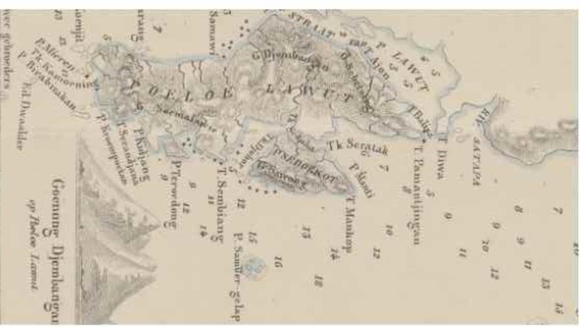 Solomon Muller Map, 1845.