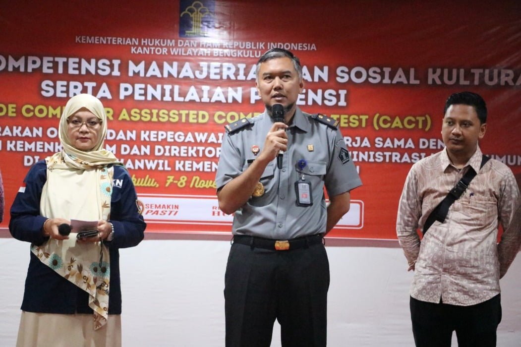 Kemenkumham Bengkulu Gelar Penilaian Kompetensi untuk Petakan Potensi SDM