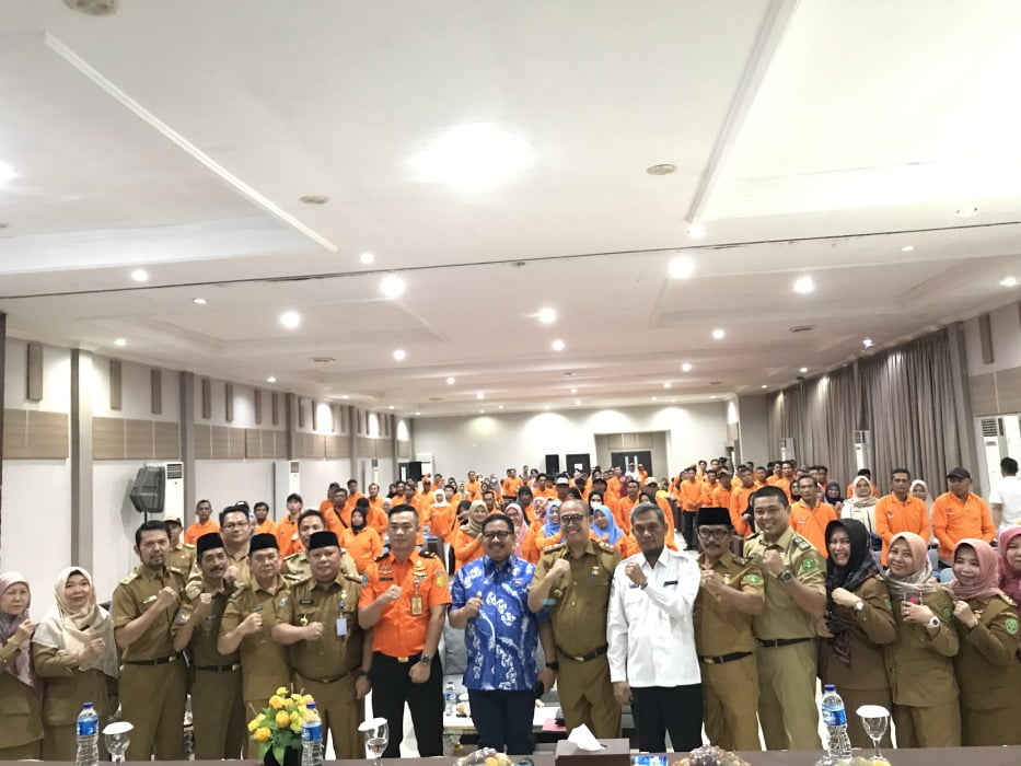 300 Relawan Ikuti Pelatihan Mitigasi Bencana Kota Bengkulu 2023