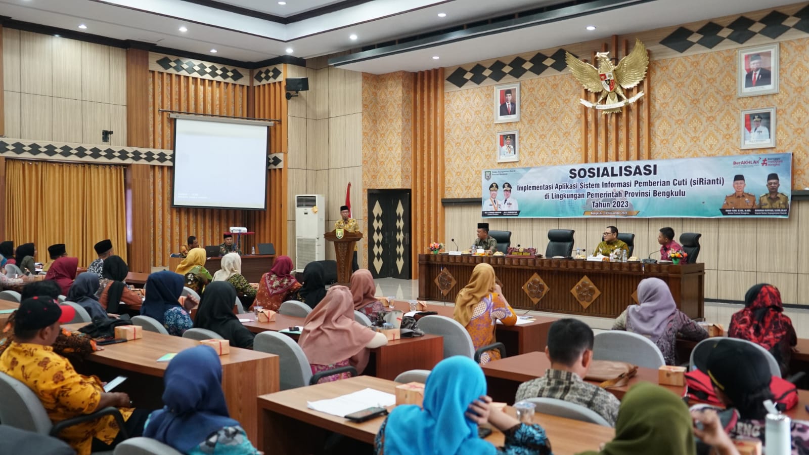 Aplikasi siRianti, Cuti ASN di Bengkulu Kini jadi Lebih Mudah
