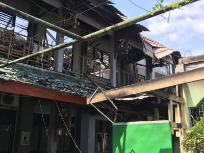 Akibat Kebakaran, Puluhan Ruangan di SMK 3 Ludes