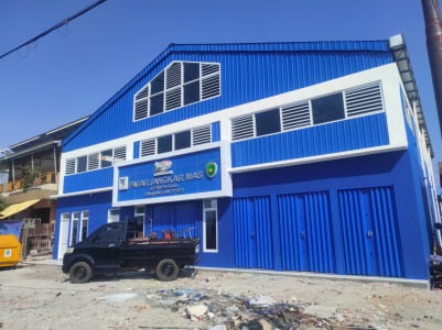 Pasar Jangkar Mas Pulau Baai Selesai Dibangun