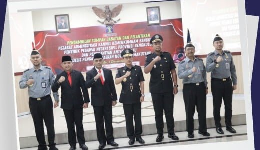 Kakanwil Kemenkumham Bengkulu Pejabat Administrasi, PPNS Provinsi Bengkulu dan MPDN Semakuteng