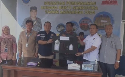 BNNP Musnahkan 11 Gram Barang Bukti Narkotika