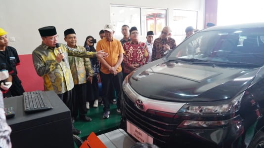 Gubernur Resmikan Teaching Factory Kendaraan Ringan di Rejang Lebong