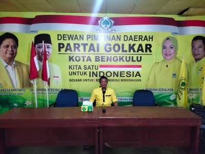 Sekretaris Jendral Golkar Kota Bengkulu, Antonio Imanda.
FOTO/FARIS
