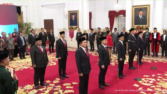 Presiden Lantik Anggota KPPU Periode 2024-2029