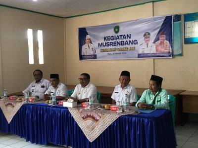 Pj Walikota Pimpin Musrembang Sekaligus Tinjau Jalan Rusak