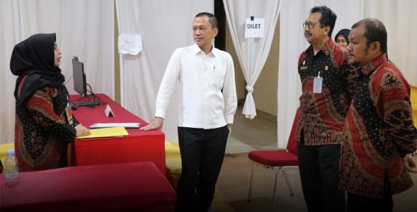 Kakanwil Kemenkumham Bengkulu Pantau SKD CPNS Hari Terakhir