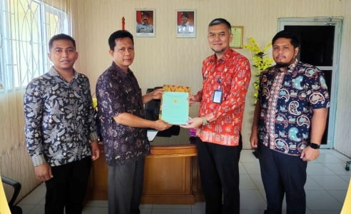 Kanwil Kemenkumham Bengkulu Terima Sertipikat Tanah Hibah dari Pertanahan Kaur
