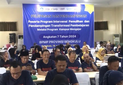 262 Mahasiswa Program Kampus Mengajar Diturunkan ke 57 Sekolah Se Provinsi Bengkulu