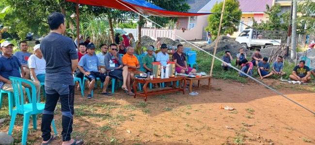 Warga Sentra Graha Resmi Bangun Masjid Bersama
