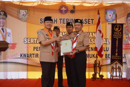 Kwartir Pramuka 07 Bengkulu Dapat Hibah Lahan