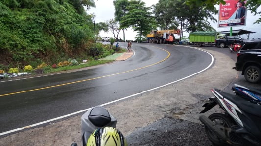 Jalan lintas liku sembilang, Bengkulu Tengah-Kepahiang. Foto, Dok.BN