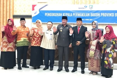 PENGUKUHAN KEPALA PERWAKILAN BKKBN PROVINSI BENGKULU

FOTO/BN
