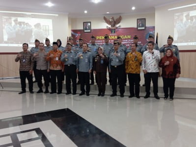 Kantor Imigrasi Bengkulu Ikuti Pencanangan Pelayanan Publik Berbasis HAM
