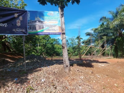 Lokasi pembangunan masjid
