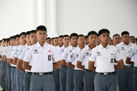 Ratusan Pelajar SMA Kota Bengkulu Ikuti Tes Pasukan Pengibar Bendera