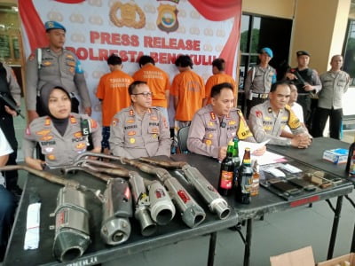 Rilis pencapaian Operasdi Pekat Nala I. Kurniawan/BN