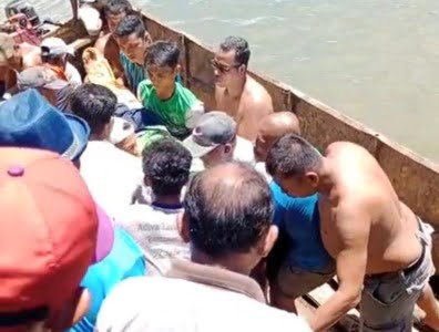Proses Evakuasi Korban. Foto, Defran/BN
