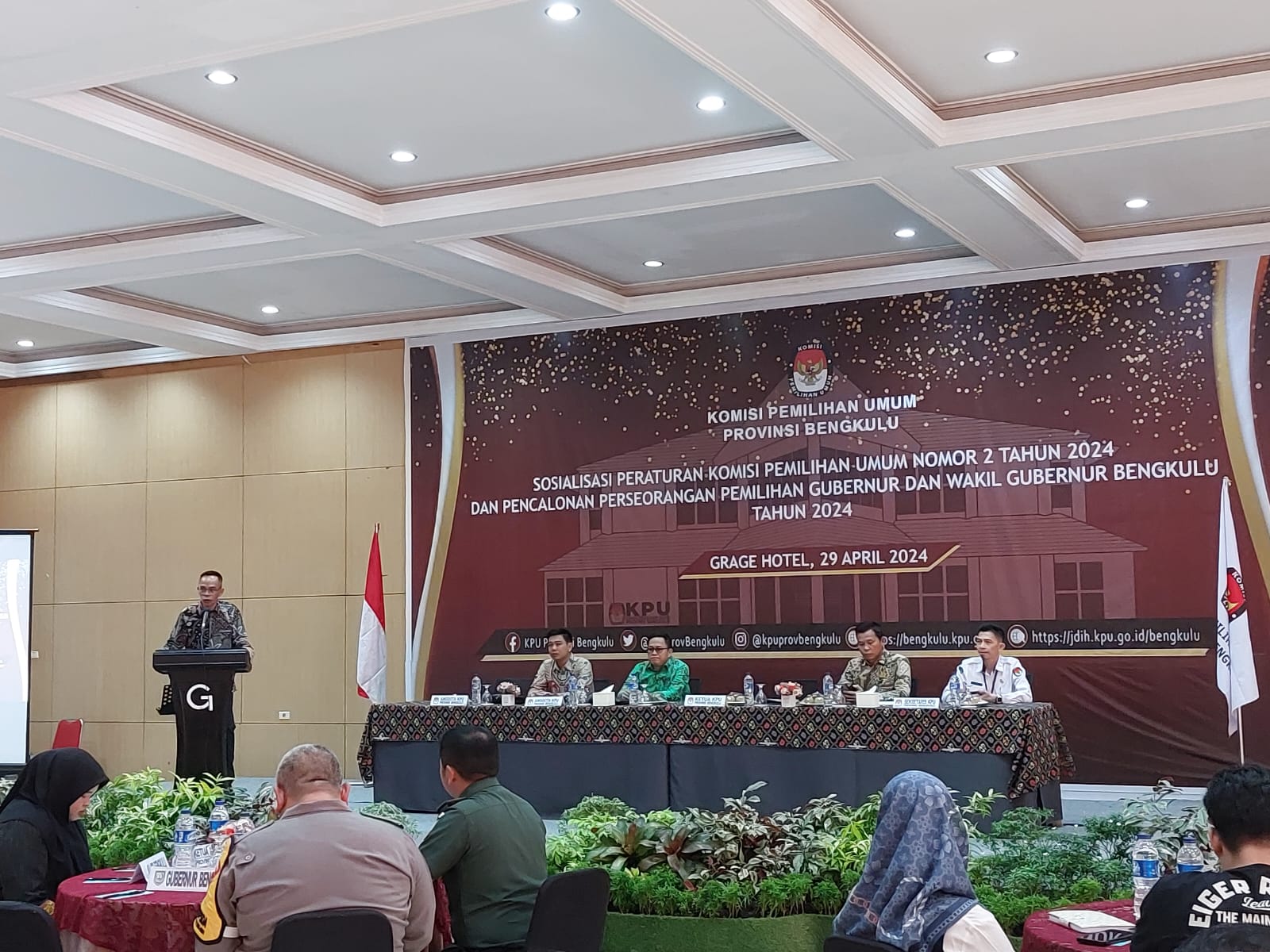 KPU Bengkulu Sosialisasi Pencalonan Perseorangan Pilgub 2024