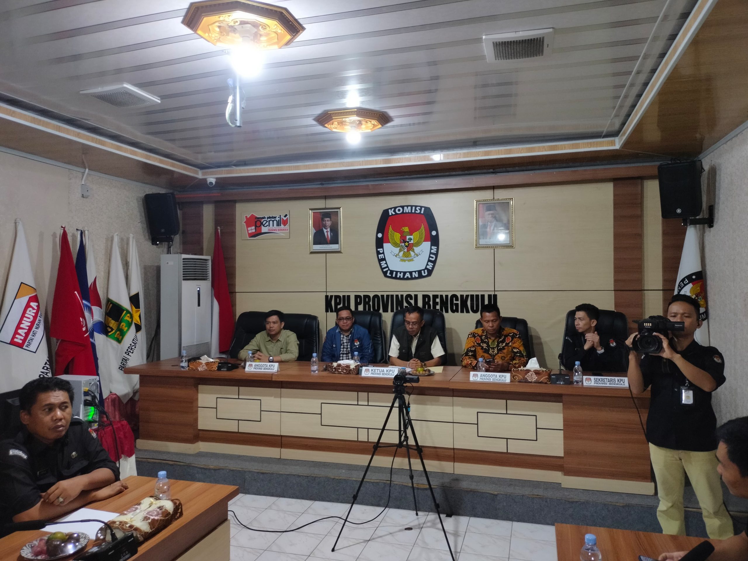 KPU Porvinsi Bengkulu Sebut Tidak Ada Waktu Perbaikan Untuk Pasangan Perseorangan