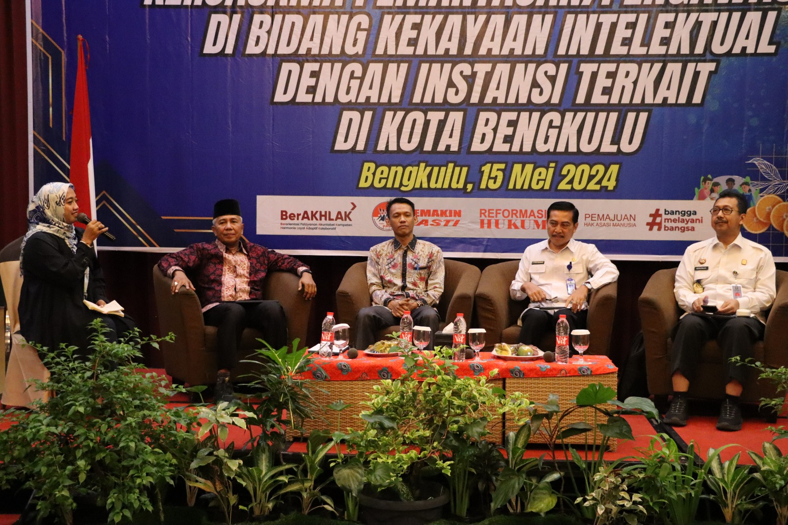 Langkah Konkrit Cegah Pelanggaran KI, Kemenkumham Bengkulu Gelar Sosialisasi Kerja Sama Pemantauan/Pengawasan di Bidang KI