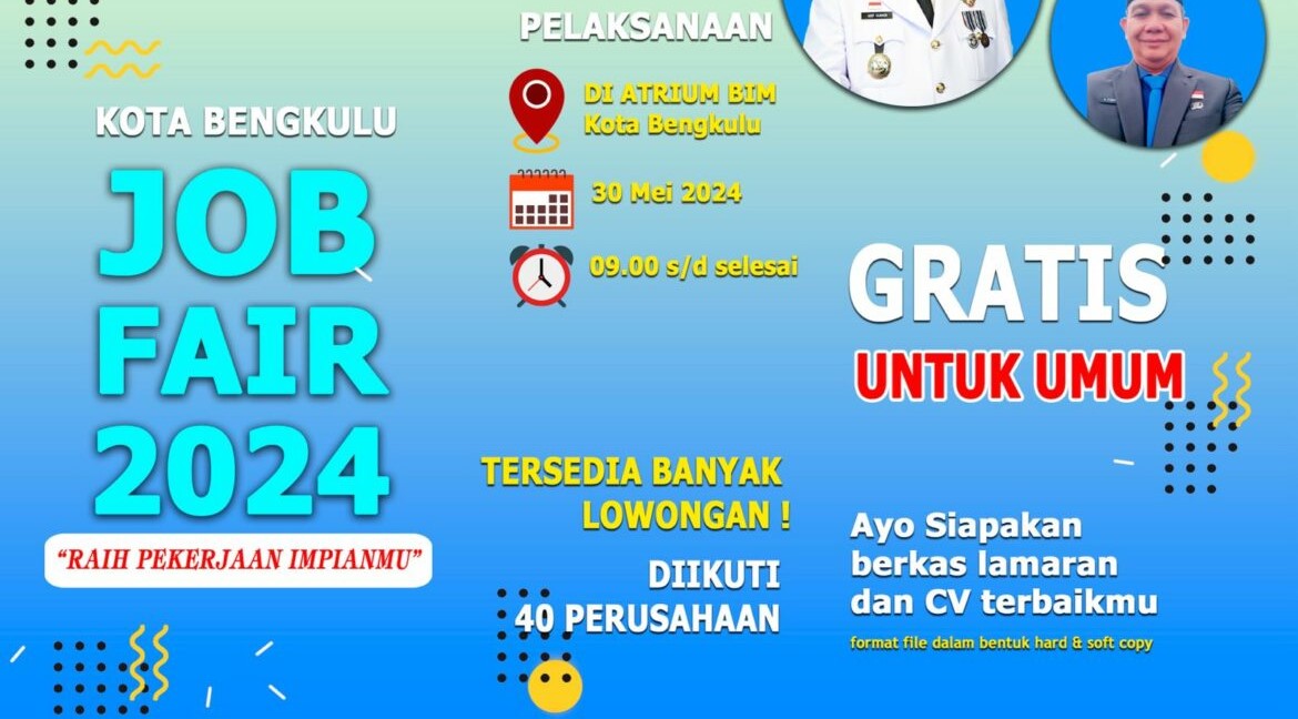 Pemkot Bengkulu Gelar Job Fair 30 Mei Mendatang