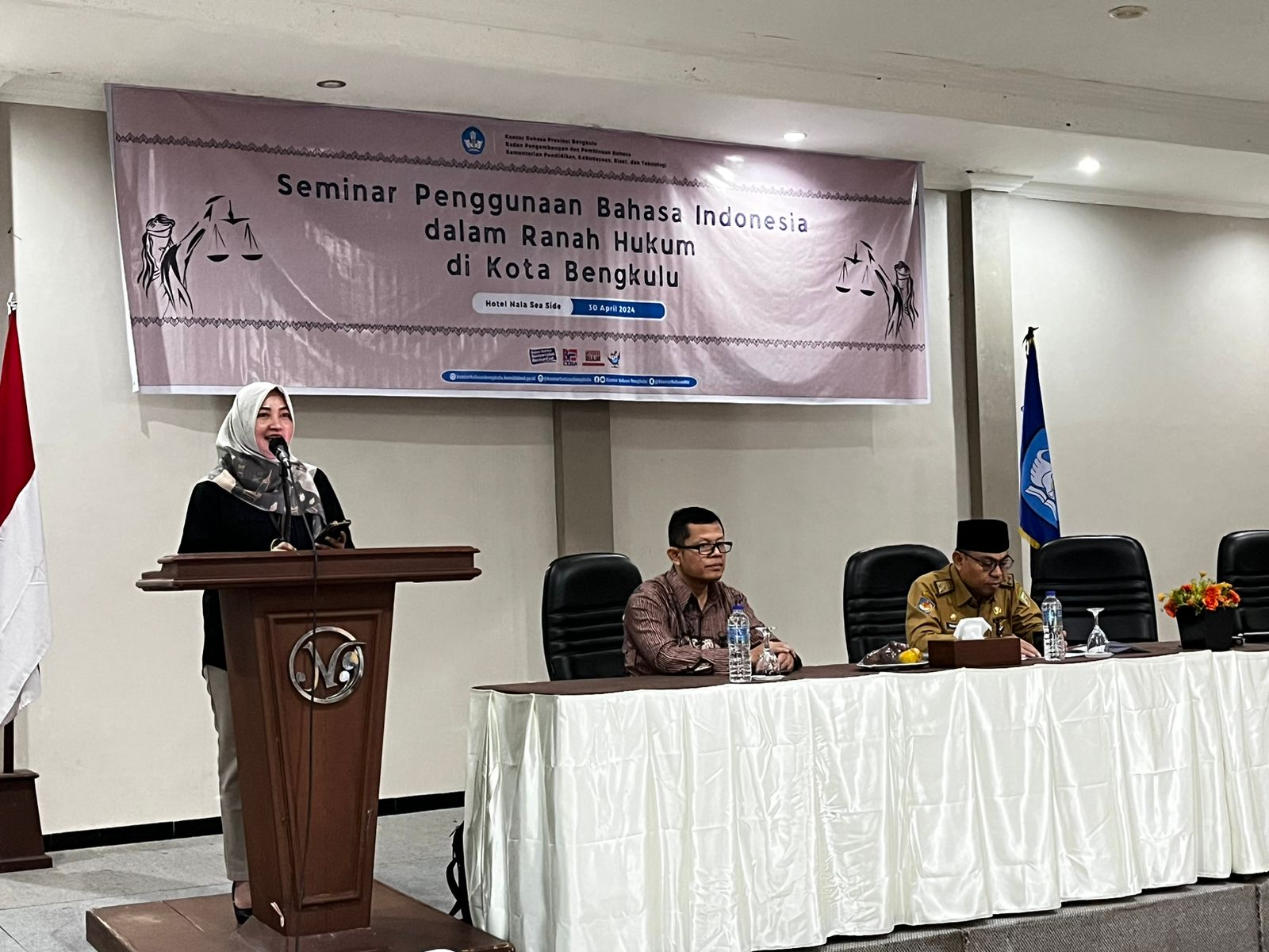Kantor Imigrasi Kelas I TPI Bengkulu Hadiri Seminar Penggunaan Bahasa Indonesia