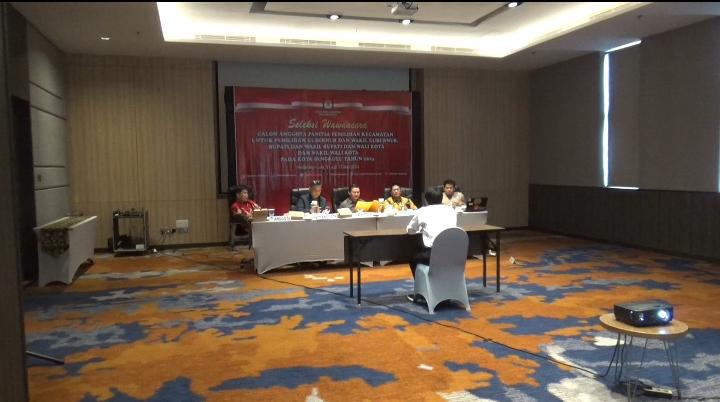 Seleksi Calon Anggota PPK Kota Bengkulu Masuk Tahap Akhir