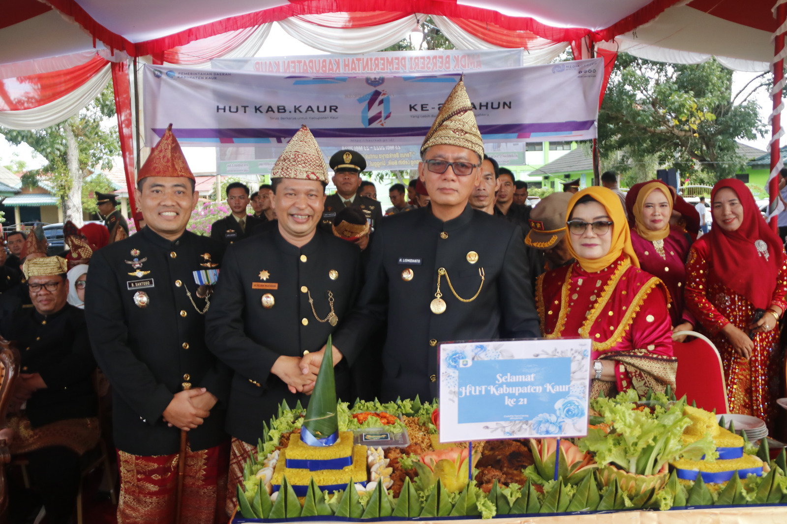 HUT Ke-21 Kabupaten Kaur, Komandan Kodim 0408/BSK Menjadi Inspektur Upacara, Begini isi Amanatnya