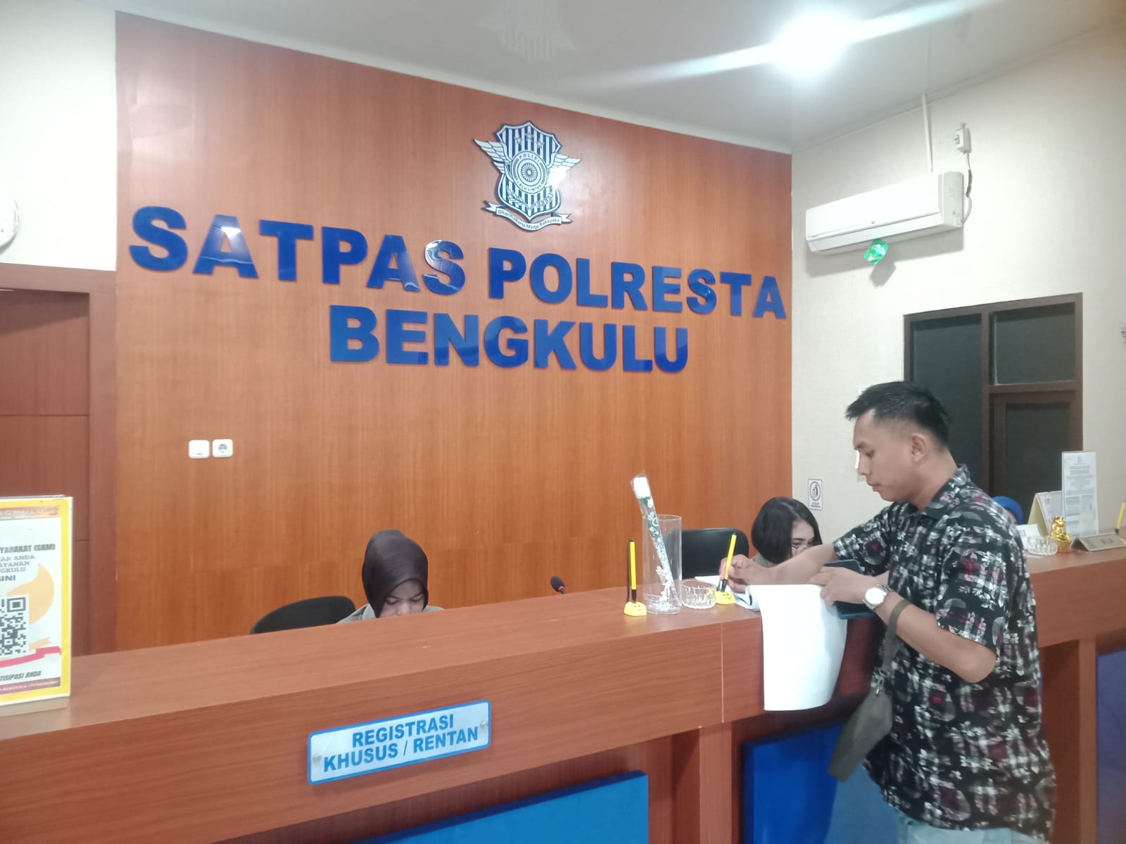 Polresta Bengkulu Siapkan Lapangan Uji Praktek SIM C1 untuk Motor 250 CC