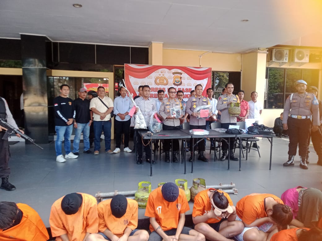 Operasi Musang Nala, 23 Pelaku Ditangkap, 5 Diantaranya Anak Dibawah Umur